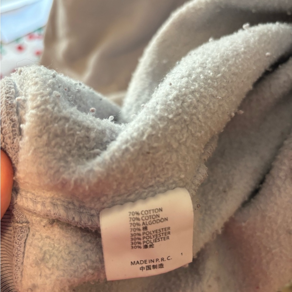 Brandy Melville Light Periwinkle Christy Hoodie - Picture 3 of 7